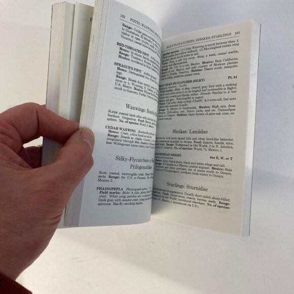 Vintage Peterson Field Guides Mexican Birds Book Copyright 1973 - Picture 6 of 6